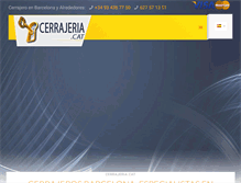 Tablet Screenshot of cerrajeria.cat